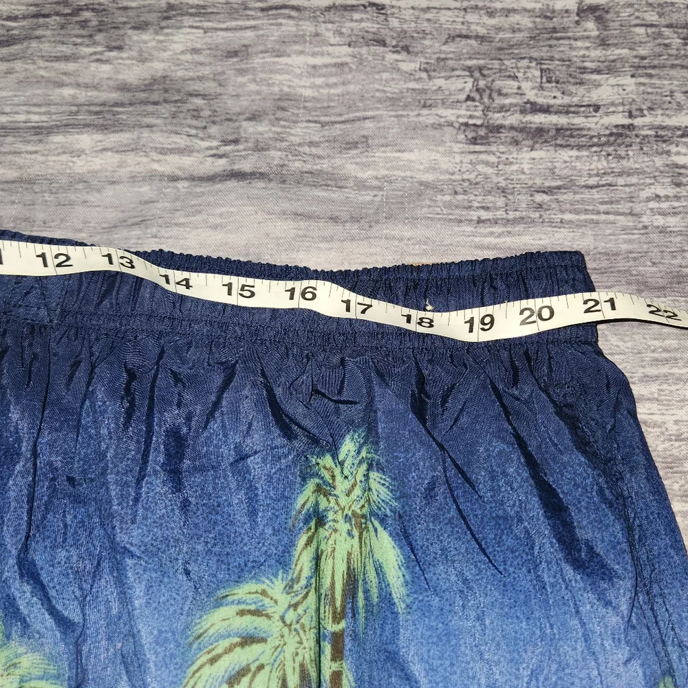 Catalina Island Wear New Tropical Island Swim Trunks Palm Tree‎ Size 2XL
